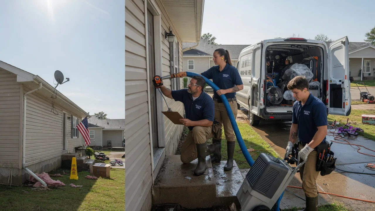 Ceiling Water Damage Restoration in Offutt Afb, NE near me